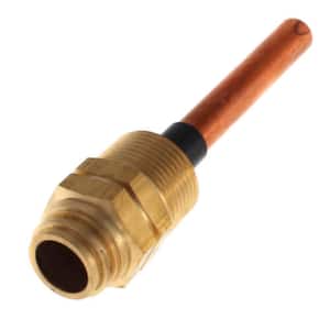EW-203 3/4 in. NPT Electro-Well with Standard Nut and Short Insertion Depth