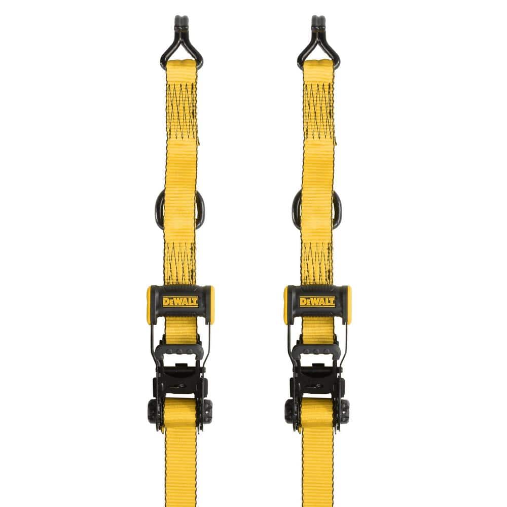 1.5 in. x 16 ft. Ratchet Tie-Down Straps 5000 lbs. Break Strenght (2-Pack)