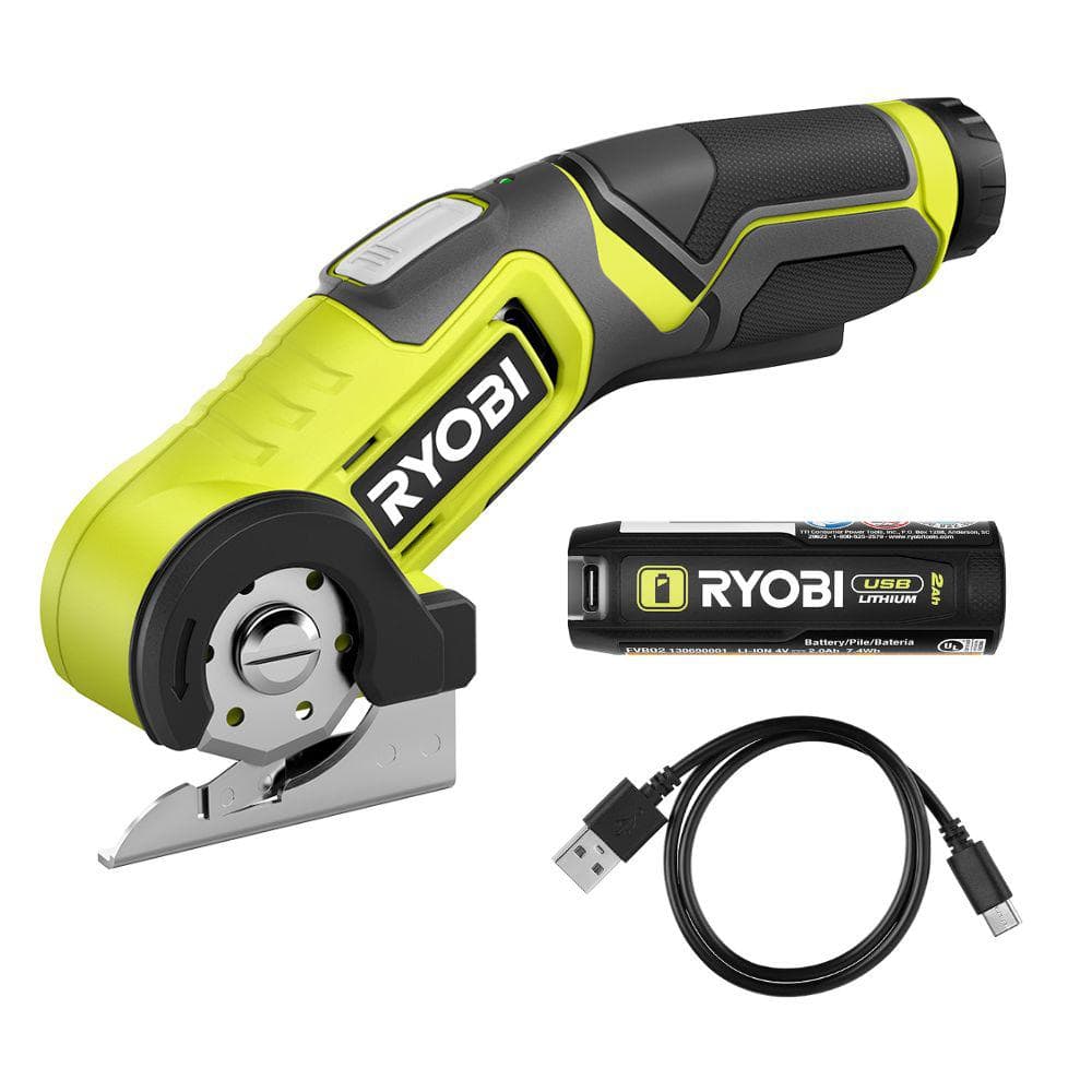 USB Lithium Power Cutter Kit with 2.0 Ah USB Lithium Battery and Charging Cable