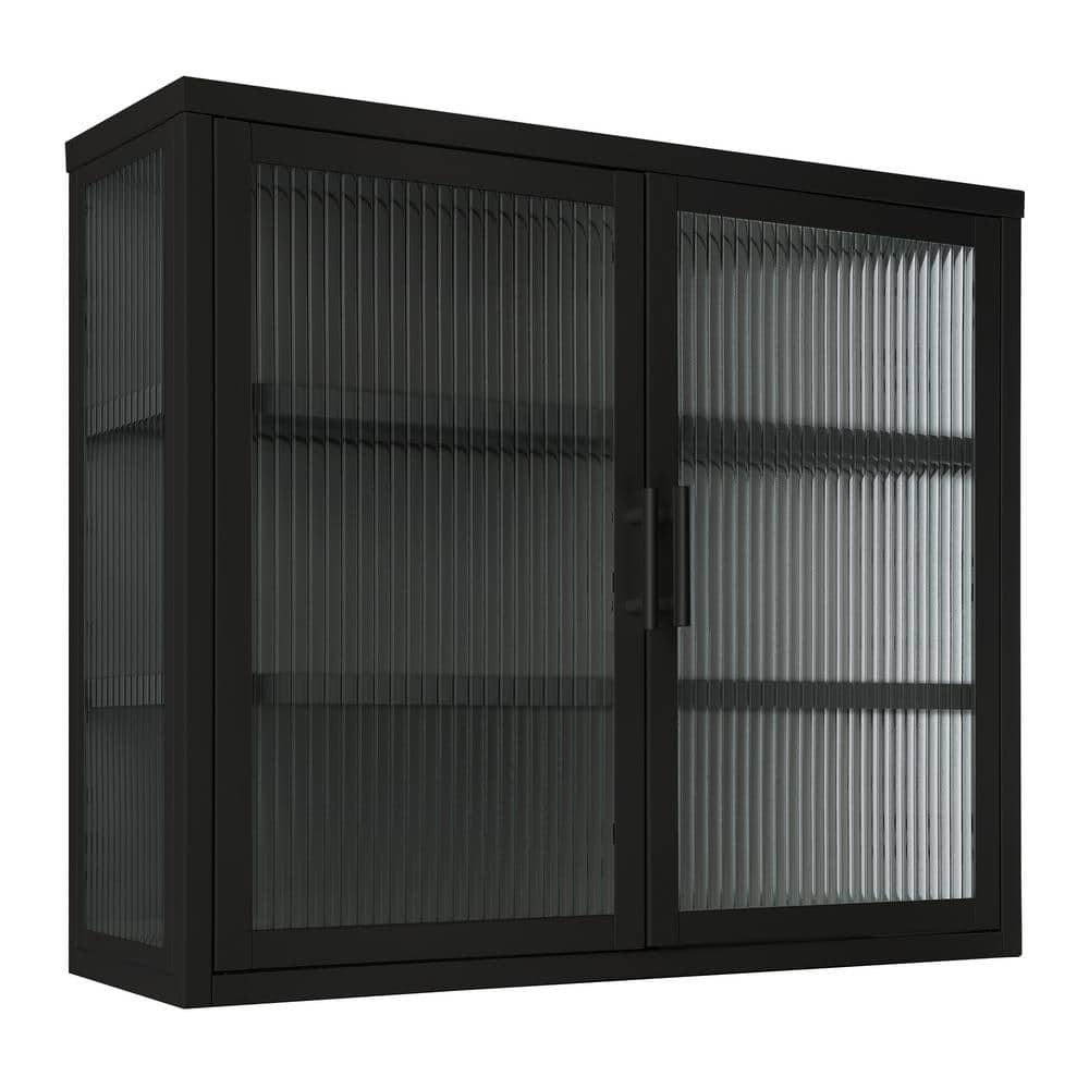 27.6 in. W x 9.1 in. D x 23.6 in. H Bathroom Storage Wall Cabinet for Kitch