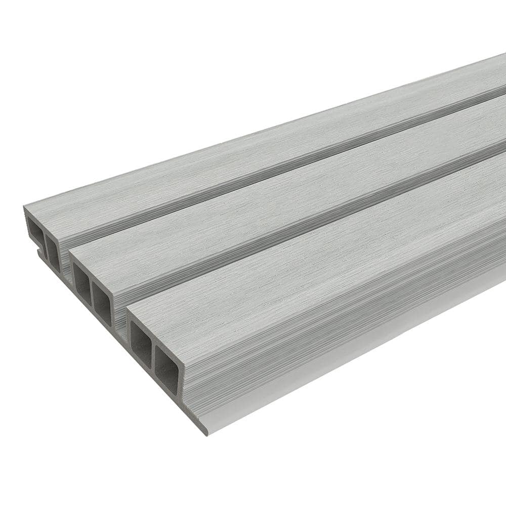 European Siding System 7.7 in. x 192 in. Composite Belgian Board Siding in Icelandic Smoke White price history on PriceWatchPro