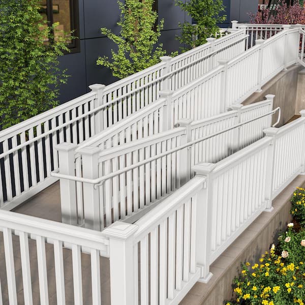 104 in. White Handrail Lineal