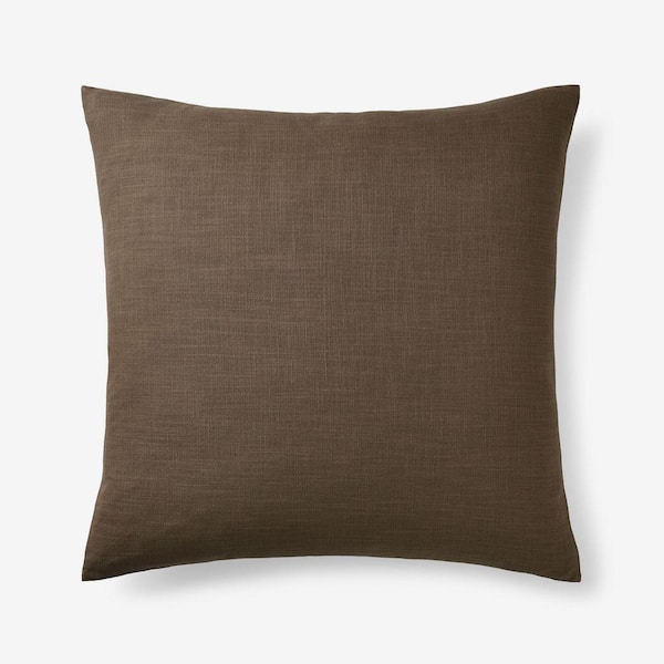 Company Cotton Sable Texture 20 in. X 20 in. Throw Pillow Cover