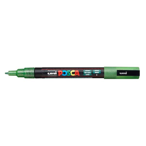 Posca Paint Marker, PC-3M Fine, Glitter Green