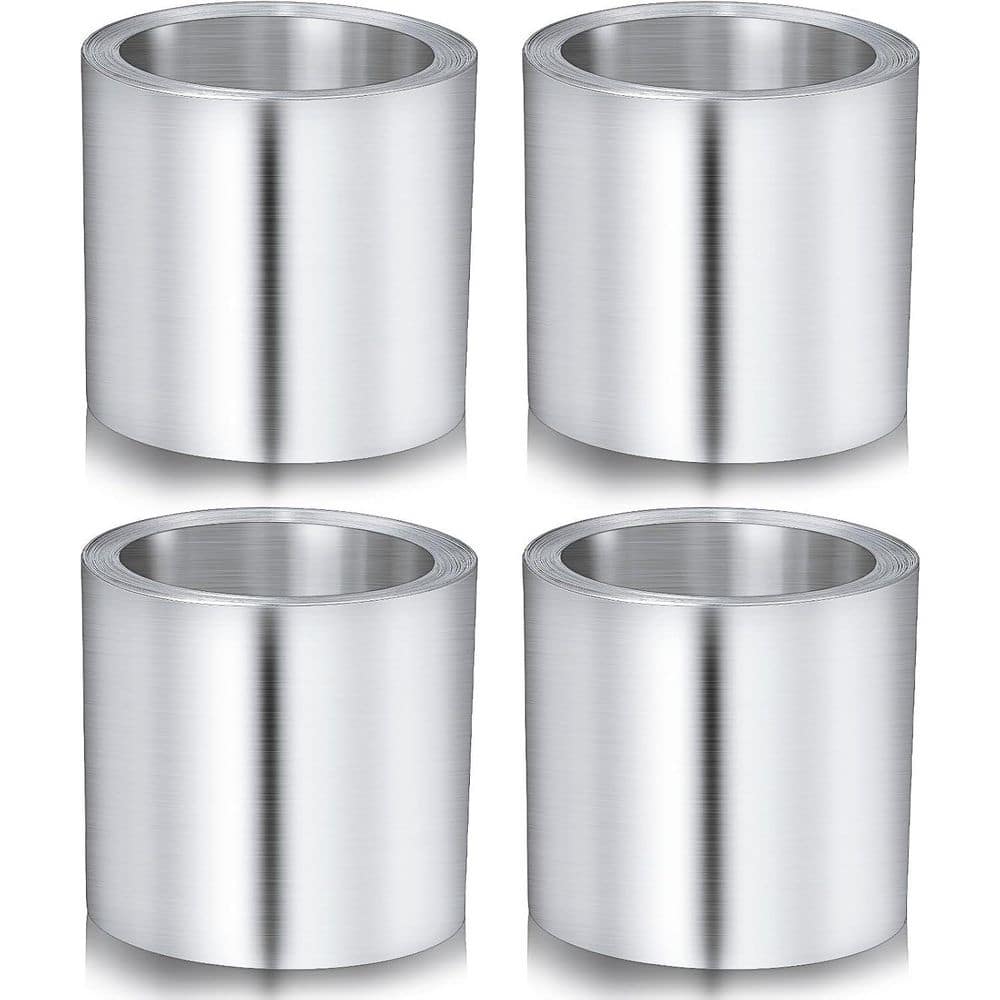 4 in. x 50 ft. Aluminum Roll Flashing for Roof and Garden, Roof Strip for Moss and Mildew Prevention, 4 Pcs price history on PriceWatchPro