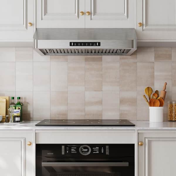 VIKIO 42 in. 900CFM Ducted Under Cabinet Range Hood in Stainless