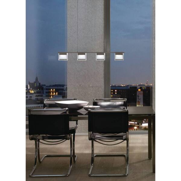 Hanglamp Runa - Nikkel mat - 92cm - 2 Sensordimmers - Van den Heuvel Hanglamp Runa - Nikkel mat - 92cm - 2 Sensordimmers - Van den Heuvel