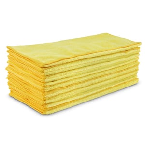 14 in. x 14 in. Pro-Grade Heavy-Duty Microfiber Cloth Towels (32-Pack)