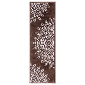 Brown 9 in. x 28 in. Stair Tread Cover (Set of 13)