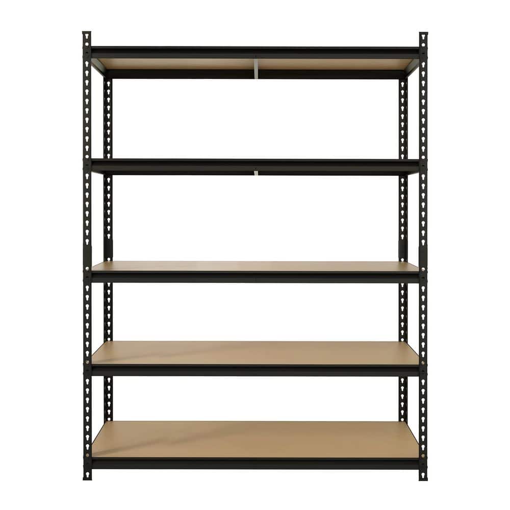 Pro Series 5-Tier Steel Garage Storage Shelving Unit in Matte Black with HDF Racks (60 in. W x 72 in. H x 18 in. D) price history on PriceWatchPro