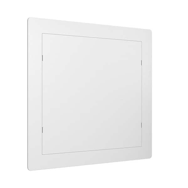 JONES STEPHENS 17 in. Height x 17 in. Width Snap-Ease ABS Plastic Wall Access Panel, White (13-1/2 in. x 13-1/2 in. Interior)