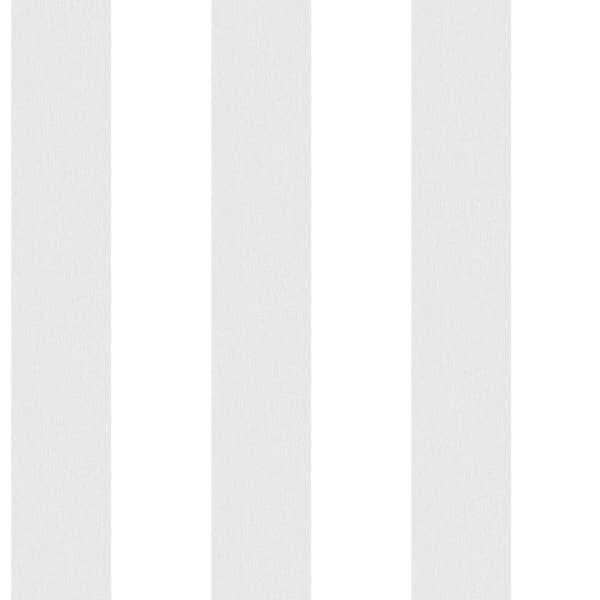 Unbranded Smart Stripes 3 Silver Surface Stripe Matte Finish Non-Pasted Vinyl on Non-Woven Wallpaper Roll
