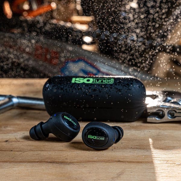 ISOtunes Black FREE 2.0 Bluetooth Hearing Protection Earbuds, 25
