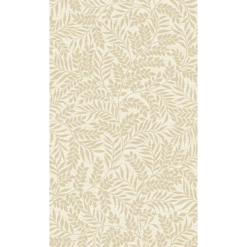 Walls Republic Beige Trailing Minimalist Leaves Tropical