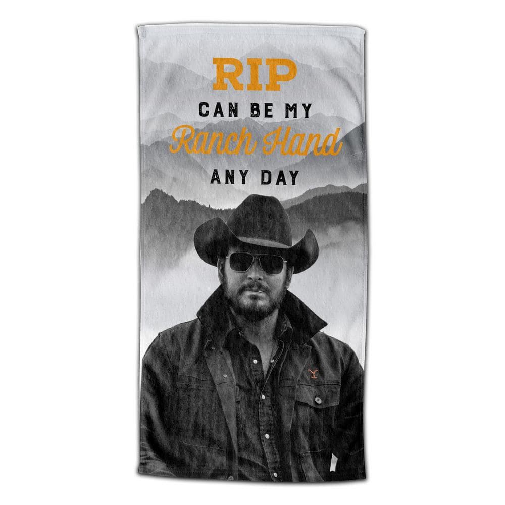 THE NORTHWEST GROUP Yellowstone Rip Can Be My Ranchhand Beach Towel  1YLS720000007RET - The Home Depot