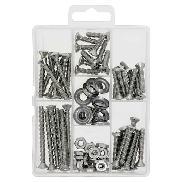Hillman HOMEPAK 0.75 in. Stainless-Steel Oval Head Phillips
