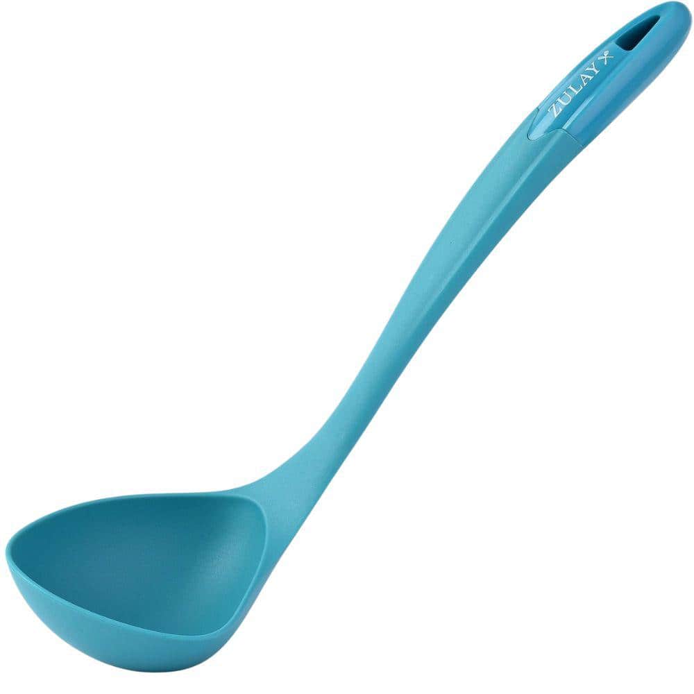 Zulay Kitchen Blue Soup Ladle Spoon Z-NLN-LDL-BL - The Home Depot