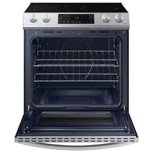30 in. 6.3 cu. ft. Slide-In Induction Range with Self-Cleaning Oven in Stainless Steel
