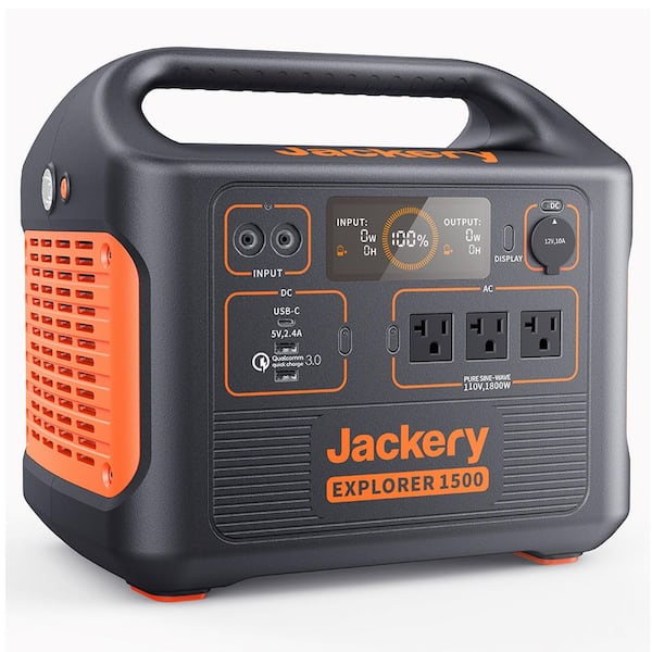 Jackery 1800-Watt Output/3600W Peak Portable Solar Power Station