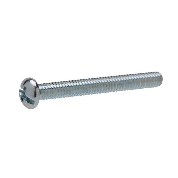 Crown Bolt #12-24 x 2-1/2 in. Phillips-Slotted Round-Head Machine Screws (2-Pack)