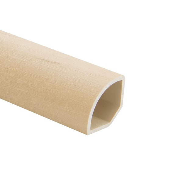 Malibu Wide Plank Maple Woodside 0.59 in. Thickness X 1.023 in. Width X 94.48 in. Length Quarter Round Molding