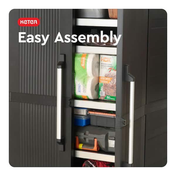 Keter Premium One 35 in. W x 71.7 in. H. x 18.5 in. D 5-Shelf