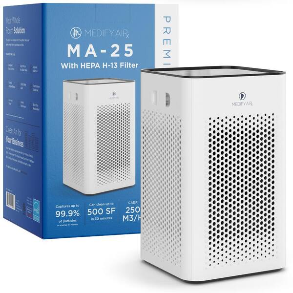 Medify Air Medify Ma 25 Air Purifier With H13 True Hepa Filter 500 Sq Ft Coverage 99 9 Medify Air Medify Ma 25 Air Purifier With H13 True Hepa Filter 500 Sq Ft Coverage 99 9