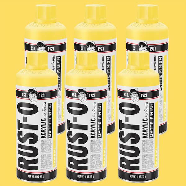 11 oz. Rust-O Matte Gumball Spray Paint (Case of 6)
