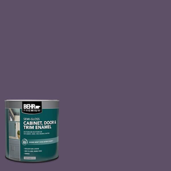1 qt. #M560-7 Muscat Grape Semi-Gloss Enamel Interior/Exterior Cabinet, Door & Trim Paint
