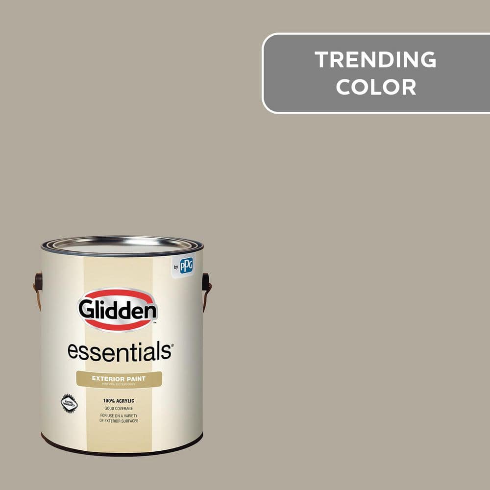 1 gal. #PPG1025-4 Sharkskin Flat Exterior Paint price history on PriceWatchPro