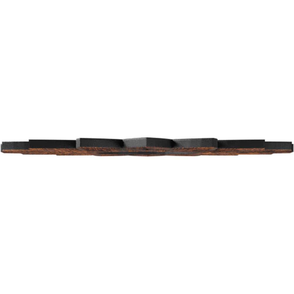 16" Antiqued Copper PVC Daisy Pierced Ceiling Medallion