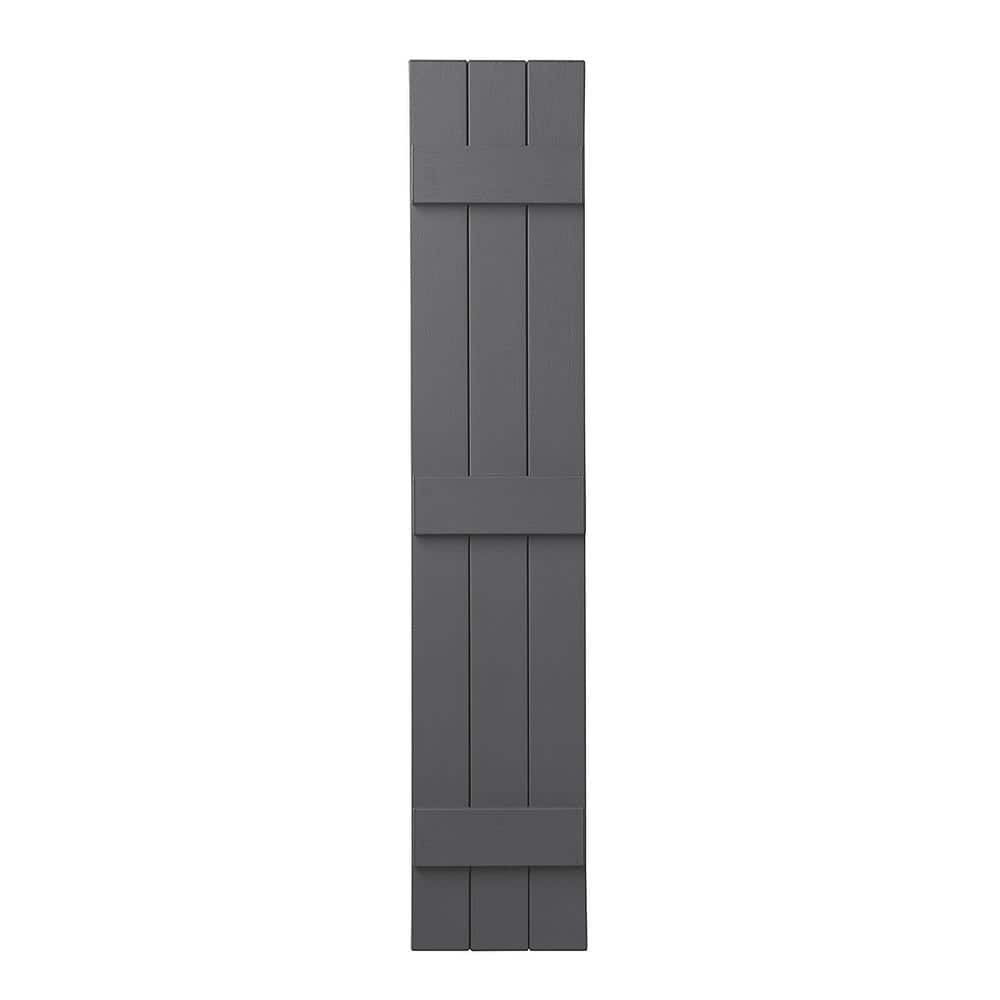 PlyGem Shutters and Accents Closed Board and Batten Shutter (Set of 2)