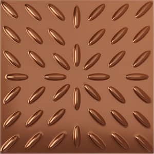 19 5/8 in. x 19 5/8 in. Blaze EnduraWall Decorative 3D Wall Panel, Copper (Covers 2.67 Sq. Ft.)