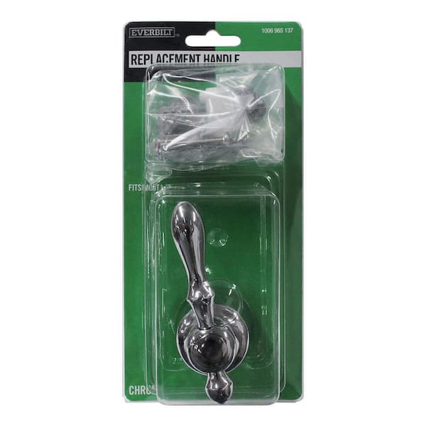 Universal Replacement Faucet Handle with Lever Handle Design in Chrome
