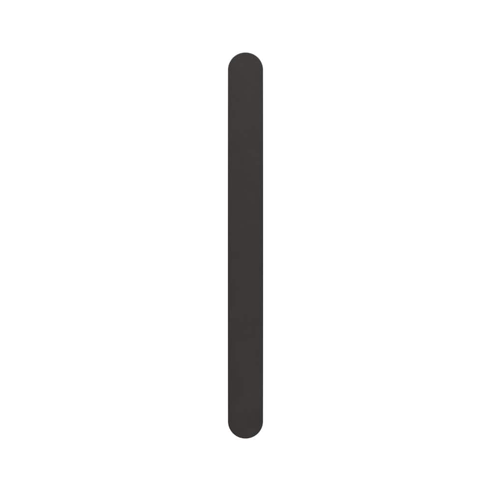 Matte Black Modern Bar Cabinet Pull with Mounting Hardware