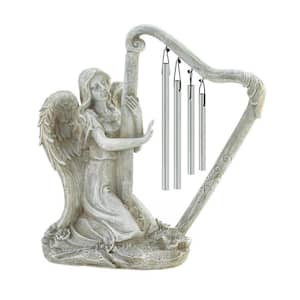 9 in. x 5 in. x 10.5 in. Angel Harp Wind Chime