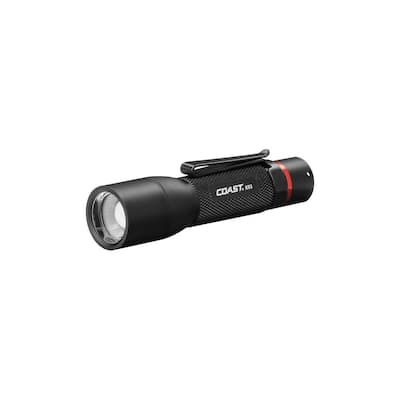 HX5 360 Lumen Alkaline-Dual Power LED Flashlight with Pure Beam Slide Focus and Two-Way Hat Clip