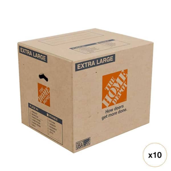 Extra Large Moving, Shipping, Packing Box with Handles