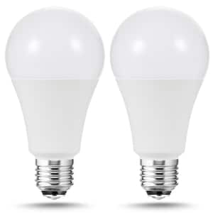 50-Watt/100-Watt/150-Watt Equivalent A21 3-Way LED Light Bulb in Daylight 5000K (2-Pack)