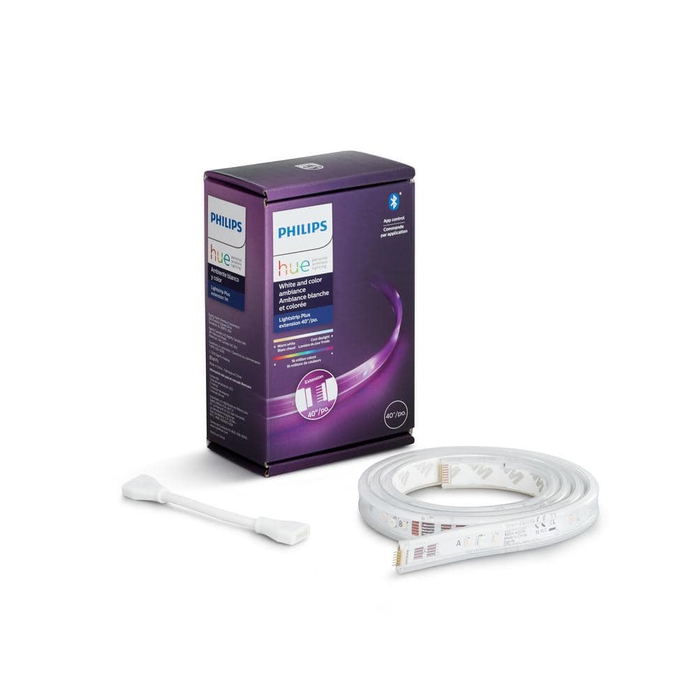 Philips Hue White and Color Ambiance 3.3 Extension LED Under Cabinet Light (1-Pack) 555326 - Depot