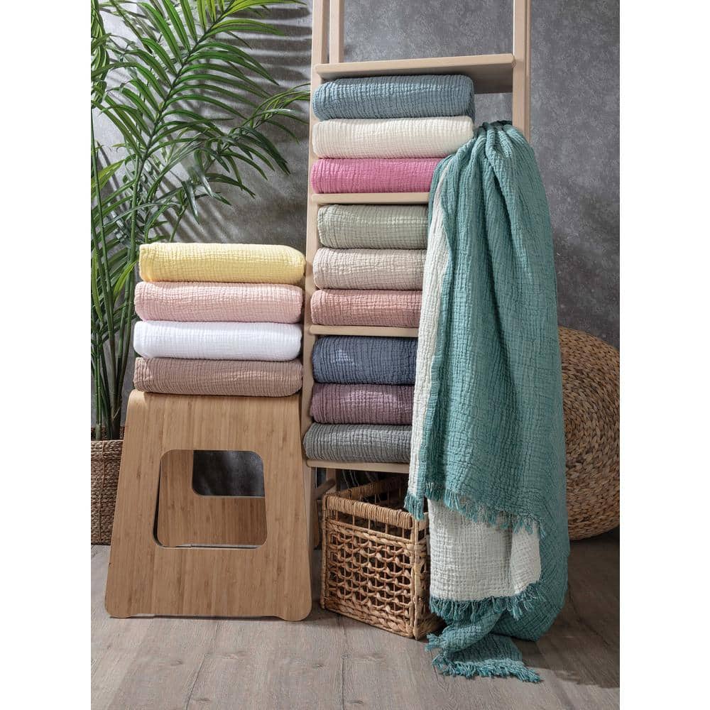 Mink Twin Organic Cotton Reversible Bedspread Set