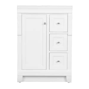 Naples 24 in. W x 21.63 in. D Bath Vanity Cabinet Only in White