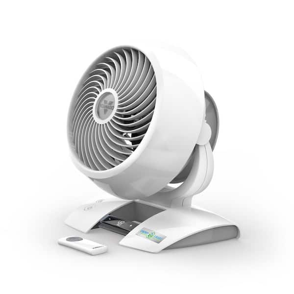 Vornado 5303DC 7.61 in. Variable Fan Speed Desk Fan in White with Remote Control