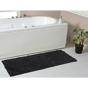 Modesto Bath Rug 100% Cotton Bath Rugs Set, 21 in. x54 in. Runner, Gray