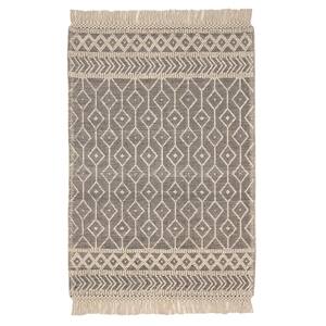 Winchester Ivory/Black 6 ft. x 9 ft. Wool Area Rug