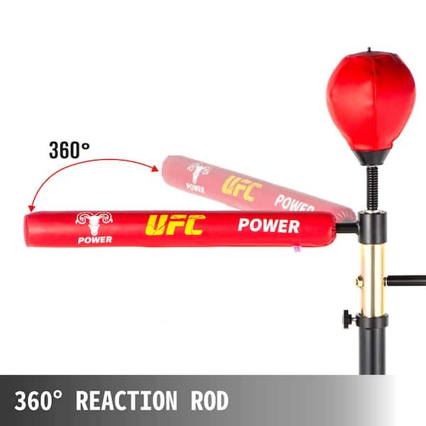 VEVOR Boxing Speed Trainer, Punching Bag Spinning Bar, Training Boxing Ball  with Reflex Bar & Gloves, Solid Speed Punching Bag Free Standing,  Adjustable Height, for Man, with Two Ball
