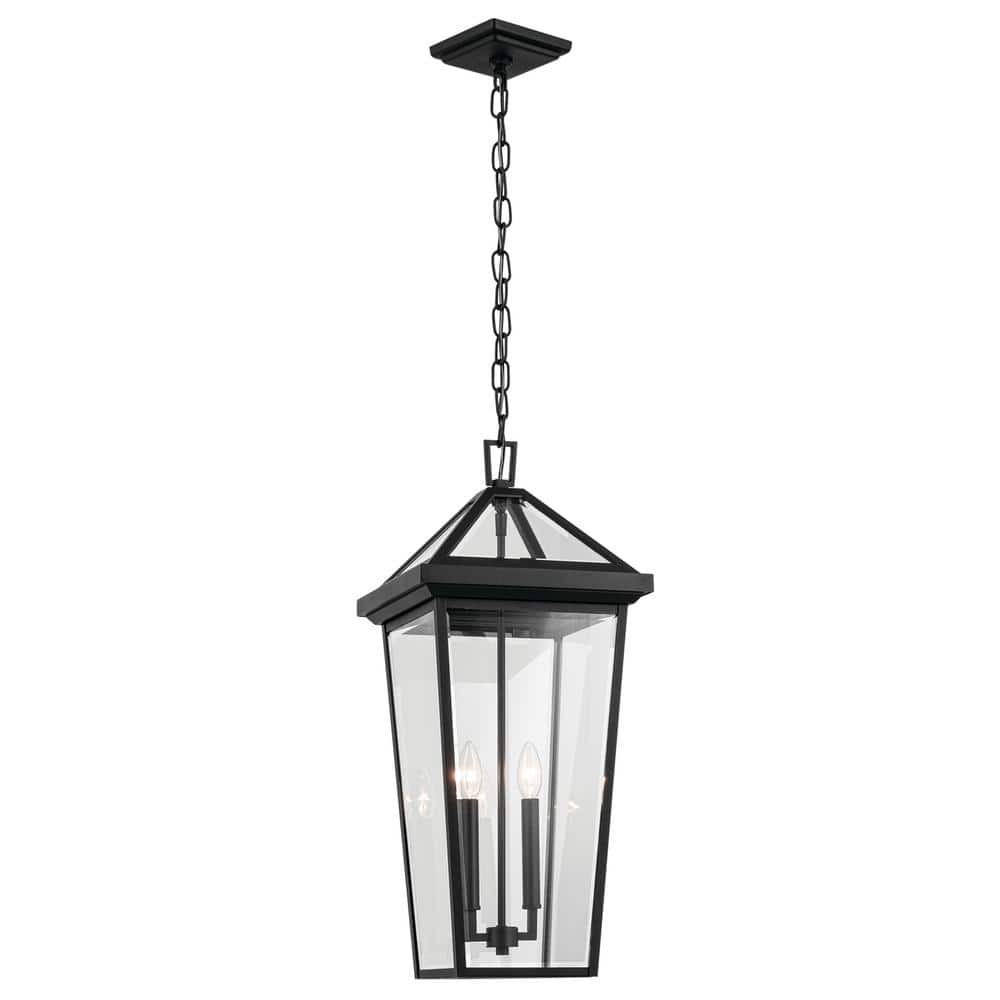 KICHLER Regence 26 in. 2Light Textured Black Traditional Outdoor Porch