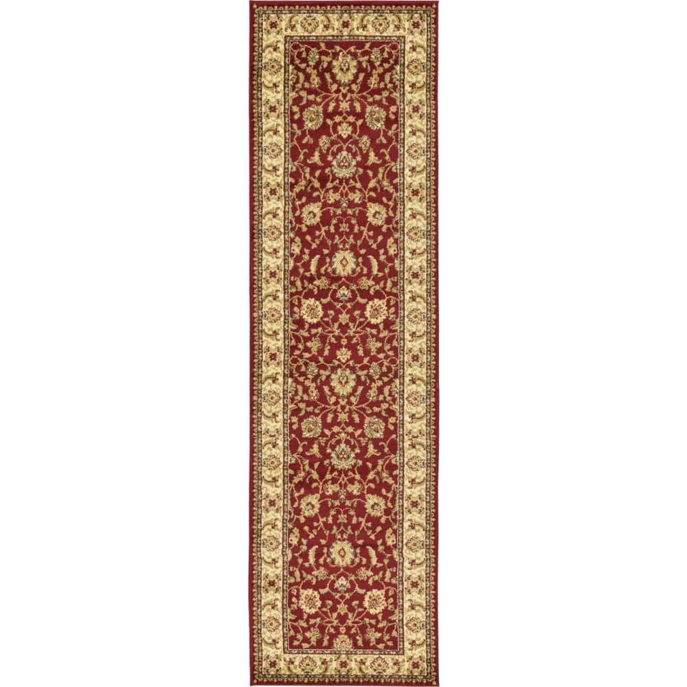 Unique Loom Voyage St. Louis Red 2' 7 x 10' 0 Runner Rug 3123557 - The Home  Depot