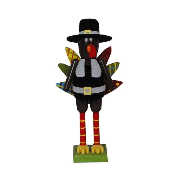 Santa's Workshop 15 in. Turkey Nutcracker with Pilgrim Hat