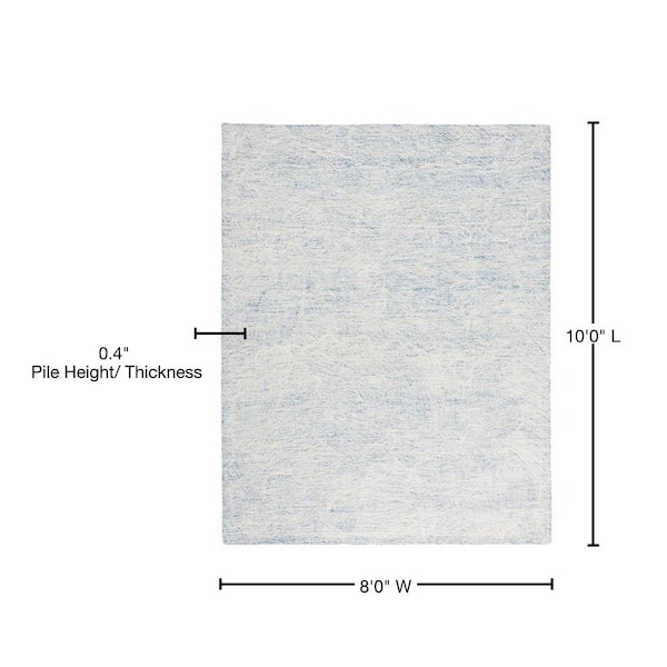 Bettina sold Flateweave Area Rug-Ivory/Dark Blue(8'x10')